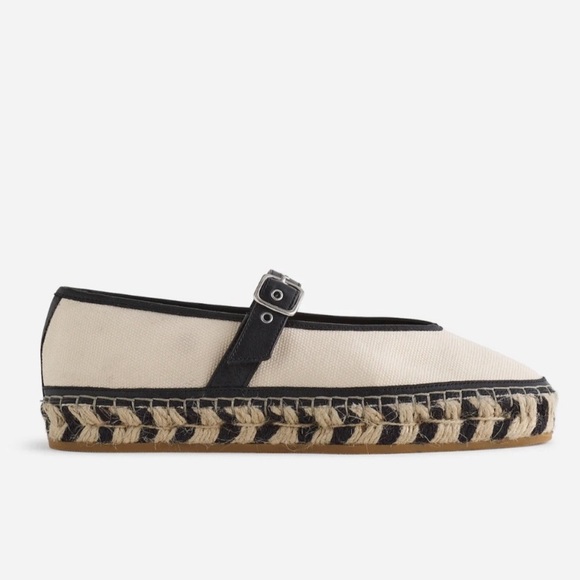 NWB MADEWELL The Remy Mary Jane Espadrille Women’s Size 9 Natural Multi - Picture 2 of 9
